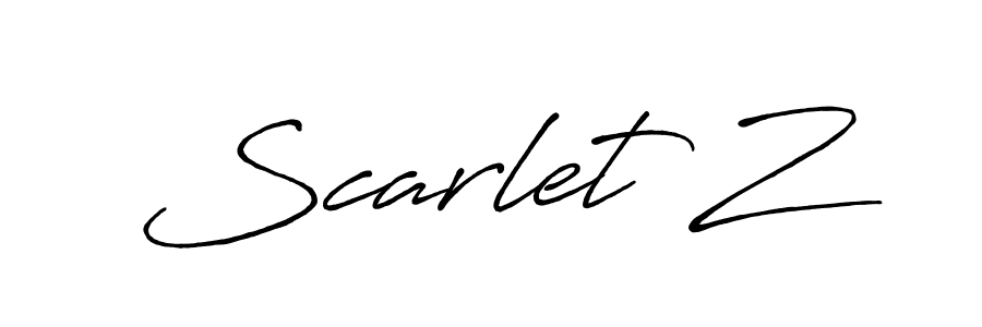 The best way (Antro_Vectra_Bolder) to make a short signature is to pick only two or three words in your name. The name Scarlet Z include a total of six letters. For converting this name. Scarlet Z signature style 7 images and pictures png