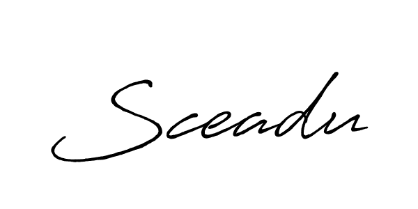 Design your own signature with our free online signature maker. With this signature software, you can create a handwritten (Antro_Vectra_Bolder) signature for name Sceadu. Sceadu signature style 7 images and pictures png