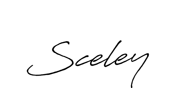 Sceley stylish signature style. Best Handwritten Sign (Antro_Vectra_Bolder) for my name. Handwritten Signature Collection Ideas for my name Sceley. Sceley signature style 7 images and pictures png