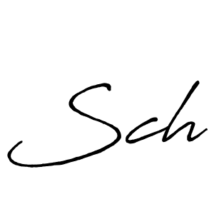Also You can easily find your signature by using the search form. We will create Sch name handwritten signature images for you free of cost using Antro_Vectra_Bolder sign style. Sch signature style 7 images and pictures png