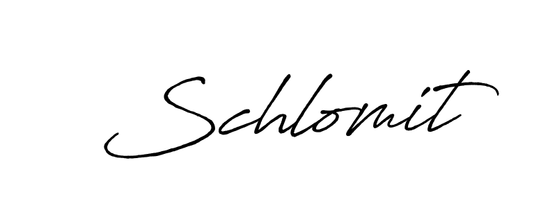 Schlomit stylish signature style. Best Handwritten Sign (Antro_Vectra_Bolder) for my name. Handwritten Signature Collection Ideas for my name Schlomit. Schlomit signature style 7 images and pictures png
