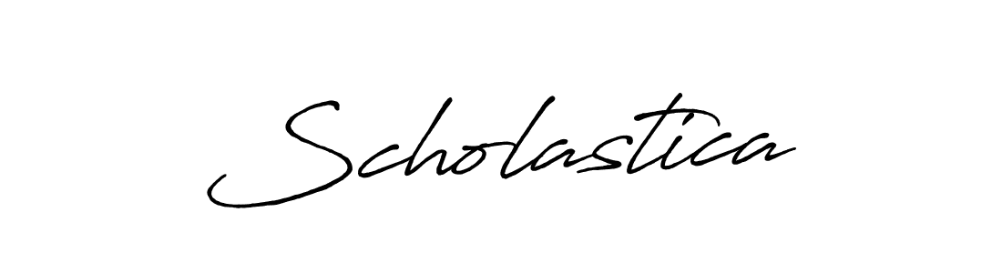 if you are searching for the best signature style for your name Scholastica. so please give up your signature search. here we have designed multiple signature styles  using Antro_Vectra_Bolder. Scholastica signature style 7 images and pictures png