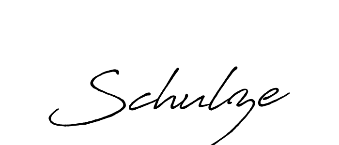 Design your own signature with our free online signature maker. With this signature software, you can create a handwritten (Antro_Vectra_Bolder) signature for name Schulze. Schulze signature style 7 images and pictures png