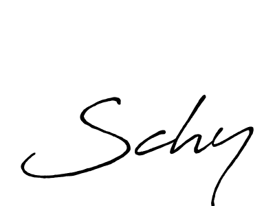 How to Draw Schy signature style? Antro_Vectra_Bolder is a latest design signature styles for name Schy. Schy signature style 7 images and pictures png