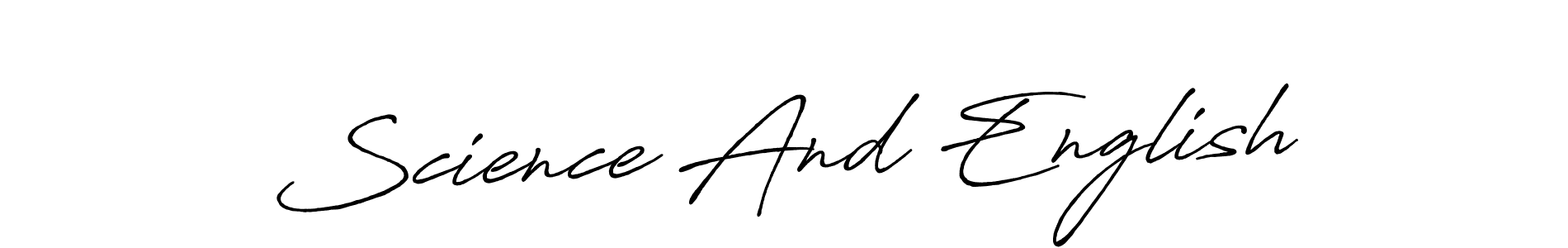 Best and Professional Signature Style for Science And English. Antro_Vectra_Bolder Best Signature Style Collection. Science And English signature style 7 images and pictures png