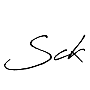How to Draw Sck signature style? Antro_Vectra_Bolder is a latest design signature styles for name Sck. Sck signature style 7 images and pictures png