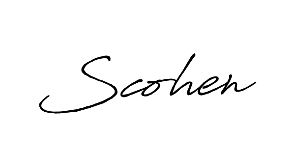 Antro_Vectra_Bolder is a professional signature style that is perfect for those who want to add a touch of class to their signature. It is also a great choice for those who want to make their signature more unique. Get Scohen name to fancy signature for free. Scohen signature style 7 images and pictures png