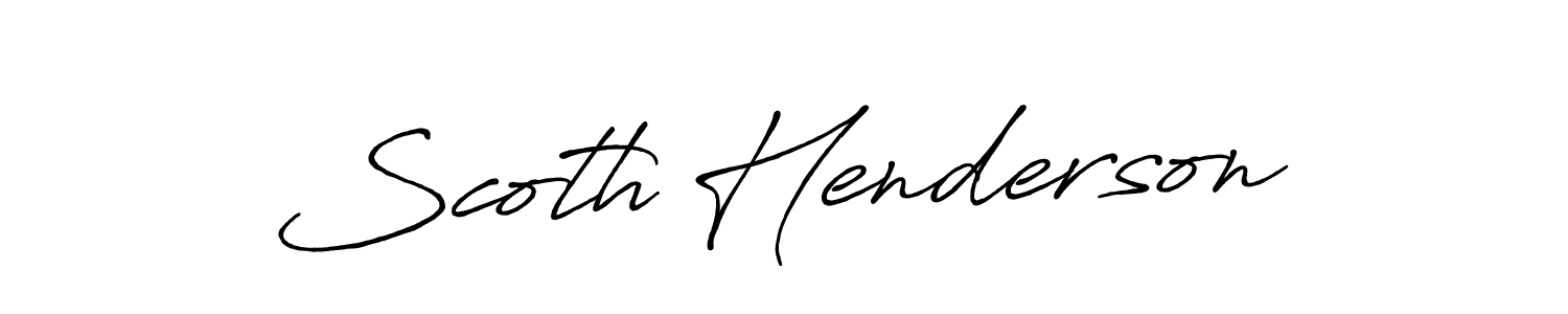 Make a beautiful signature design for name Scoth Henderson. Use this online signature maker to create a handwritten signature for free. Scoth Henderson signature style 7 images and pictures png