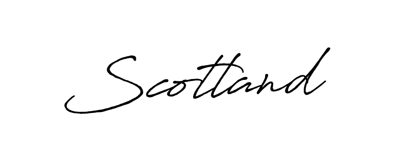 Scotland stylish signature style. Best Handwritten Sign (Antro_Vectra_Bolder) for my name. Handwritten Signature Collection Ideas for my name Scotland. Scotland signature style 7 images and pictures png