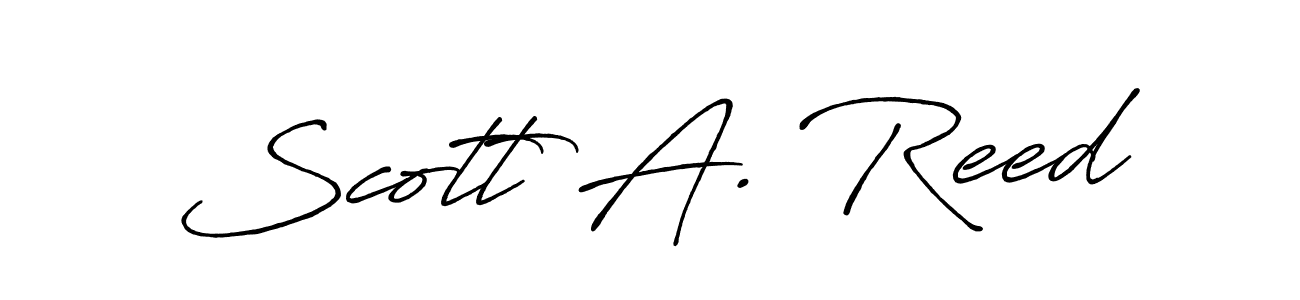 Scott A. Reed stylish signature style. Best Handwritten Sign (Antro_Vectra_Bolder) for my name. Handwritten Signature Collection Ideas for my name Scott A. Reed. Scott A. Reed signature style 7 images and pictures png