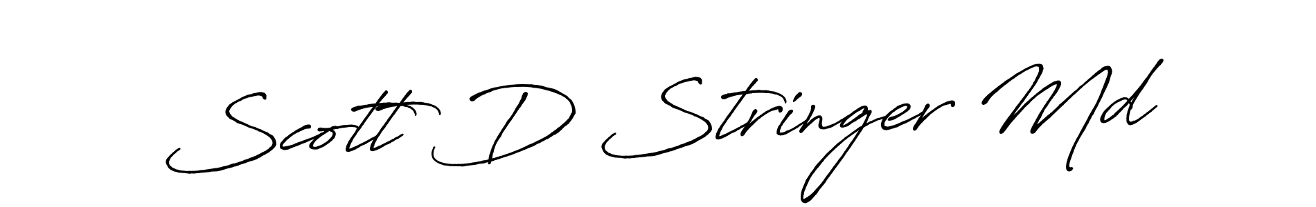 How to Draw Scott D Stringer Md signature style? Antro_Vectra_Bolder is a latest design signature styles for name Scott D Stringer Md. Scott D Stringer Md signature style 7 images and pictures png
