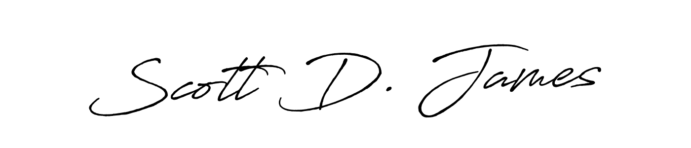 Also You can easily find your signature by using the search form. We will create Scott D. James name handwritten signature images for you free of cost using Antro_Vectra_Bolder sign style. Scott D. James signature style 7 images and pictures png