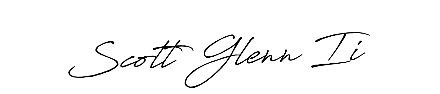 Use a signature maker to create a handwritten signature online. With this signature software, you can design (Antro_Vectra_Bolder) your own signature for name Scott Glenn Ii. Scott Glenn Ii signature style 7 images and pictures png