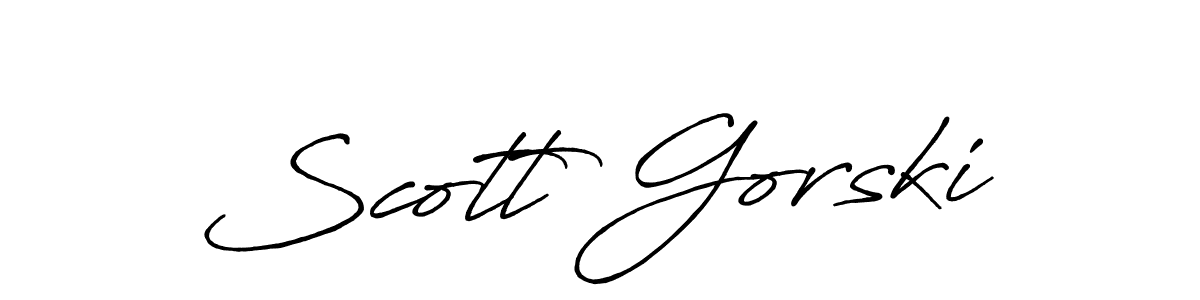 Also we have Scott Gorski name is the best signature style. Create professional handwritten signature collection using Antro_Vectra_Bolder autograph style. Scott Gorski signature style 7 images and pictures png
