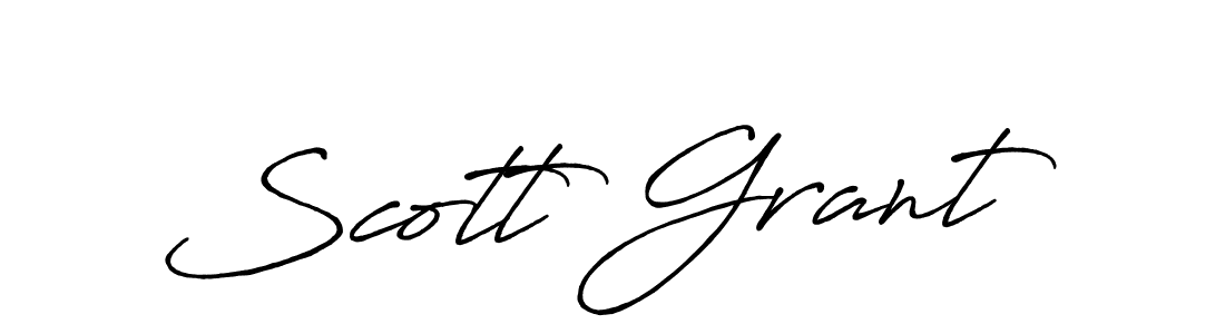 How to make Scott Grant name signature. Use Antro_Vectra_Bolder style for creating short signs online. This is the latest handwritten sign. Scott Grant signature style 7 images and pictures png