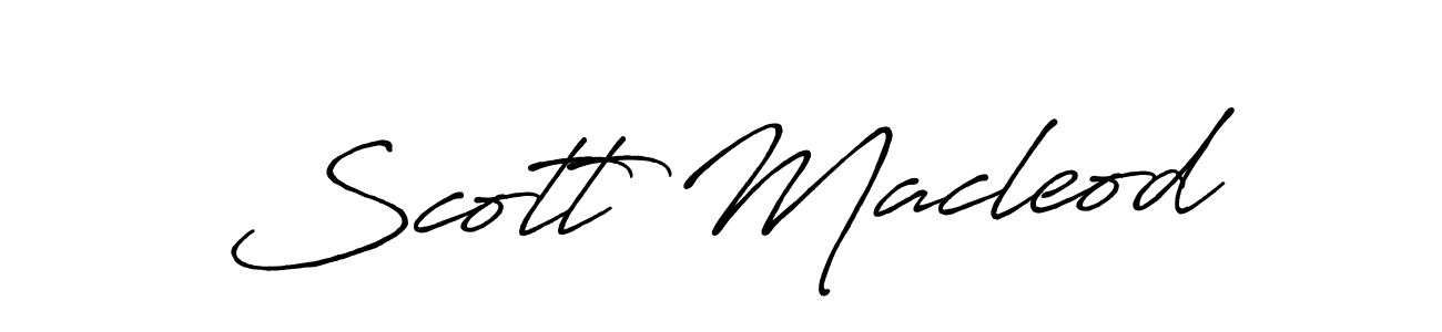 How to make Scott Macleod signature? Antro_Vectra_Bolder is a professional autograph style. Create handwritten signature for Scott Macleod name. Scott Macleod signature style 7 images and pictures png