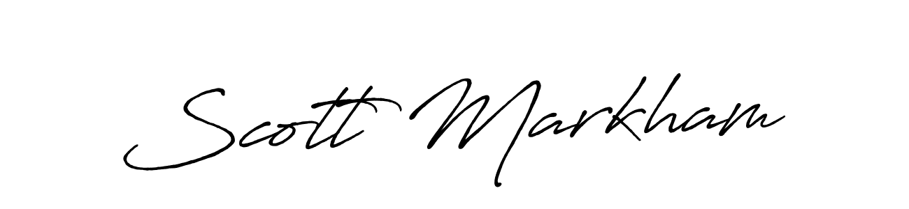 Antro_Vectra_Bolder is a professional signature style that is perfect for those who want to add a touch of class to their signature. It is also a great choice for those who want to make their signature more unique. Get Scott Markham name to fancy signature for free. Scott Markham signature style 7 images and pictures png