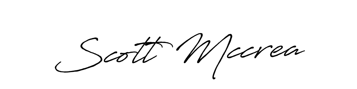 Make a beautiful signature design for name Scott Mccrea. With this signature (Antro_Vectra_Bolder) style, you can create a handwritten signature for free. Scott Mccrea signature style 7 images and pictures png