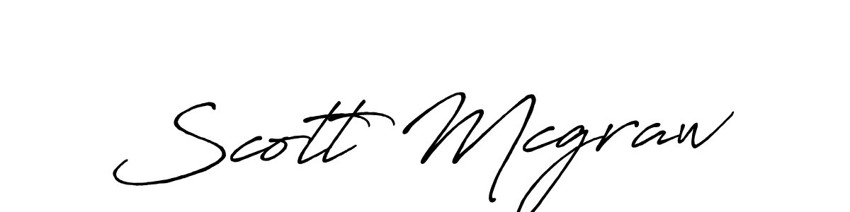 Make a beautiful signature design for name Scott Mcgraw. With this signature (Antro_Vectra_Bolder) style, you can create a handwritten signature for free. Scott Mcgraw signature style 7 images and pictures png