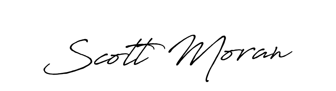 Create a beautiful signature design for name Scott Moran. With this signature (Antro_Vectra_Bolder) fonts, you can make a handwritten signature for free. Scott Moran signature style 7 images and pictures png