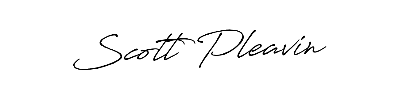 Create a beautiful signature design for name Scott Pleavin. With this signature (Antro_Vectra_Bolder) fonts, you can make a handwritten signature for free. Scott Pleavin signature style 7 images and pictures png