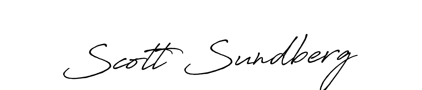 Scott Sundberg stylish signature style. Best Handwritten Sign (Antro_Vectra_Bolder) for my name. Handwritten Signature Collection Ideas for my name Scott Sundberg. Scott Sundberg signature style 7 images and pictures png