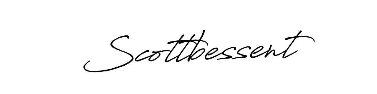 Scottbessent stylish signature style. Best Handwritten Sign (Antro_Vectra_Bolder) for my name. Handwritten Signature Collection Ideas for my name Scottbessent. Scottbessent signature style 7 images and pictures png