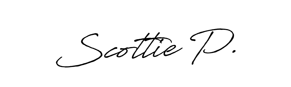 Also You can easily find your signature by using the search form. We will create Scottie P. name handwritten signature images for you free of cost using Antro_Vectra_Bolder sign style. Scottie P. signature style 7 images and pictures png