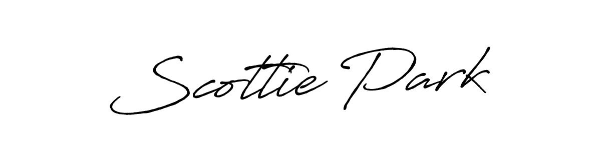 Similarly Antro_Vectra_Bolder is the best handwritten signature design. Signature creator online .You can use it as an online autograph creator for name Scottie Park. Scottie Park signature style 7 images and pictures png
