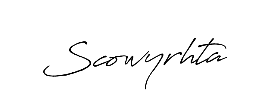 if you are searching for the best signature style for your name Scowyrhta. so please give up your signature search. here we have designed multiple signature styles  using Antro_Vectra_Bolder. Scowyrhta signature style 7 images and pictures png