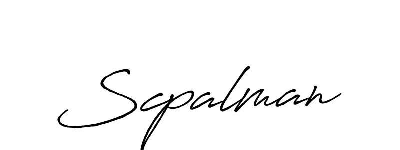 if you are searching for the best signature style for your name Scpalman. so please give up your signature search. here we have designed multiple signature styles  using Antro_Vectra_Bolder. Scpalman signature style 7 images and pictures png