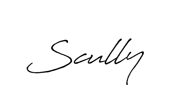 You should practise on your own different ways (Antro_Vectra_Bolder) to write your name (Scully) in signature. don't let someone else do it for you. Scully signature style 7 images and pictures png