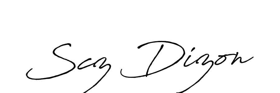 You can use this online signature creator to create a handwritten signature for the name Scz Dizon. This is the best online autograph maker. Scz Dizon signature style 7 images and pictures png