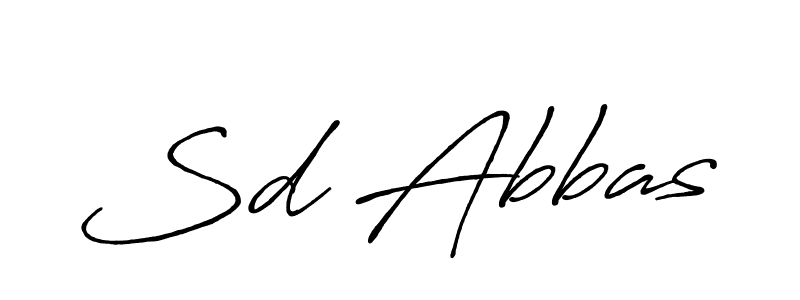 It looks lik you need a new signature style for name Sd Abbas. Design unique handwritten (Antro_Vectra_Bolder) signature with our free signature maker in just a few clicks. Sd Abbas signature style 7 images and pictures png