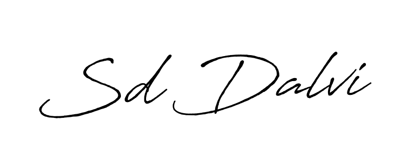 Similarly Antro_Vectra_Bolder is the best handwritten signature design. Signature creator online .You can use it as an online autograph creator for name Sd Dalvi. Sd Dalvi signature style 7 images and pictures png