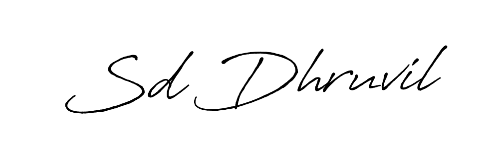 The best way (Antro_Vectra_Bolder) to make a short signature is to pick only two or three words in your name. The name Sd Dhruvil include a total of six letters. For converting this name. Sd Dhruvil signature style 7 images and pictures png