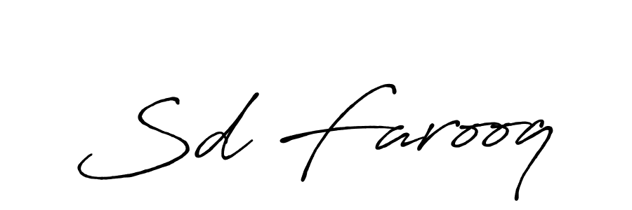 Also You can easily find your signature by using the search form. We will create Sd Farooq name handwritten signature images for you free of cost using Antro_Vectra_Bolder sign style. Sd Farooq signature style 7 images and pictures png