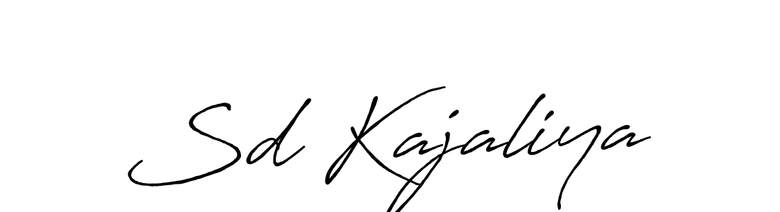 Once you've used our free online signature maker to create your best signature Antro_Vectra_Bolder style, it's time to enjoy all of the benefits that Sd Kajaliya name signing documents. Sd Kajaliya signature style 7 images and pictures png