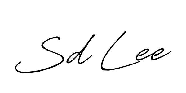 It looks lik you need a new signature style for name Sd Lee. Design unique handwritten (Antro_Vectra_Bolder) signature with our free signature maker in just a few clicks. Sd Lee signature style 7 images and pictures png