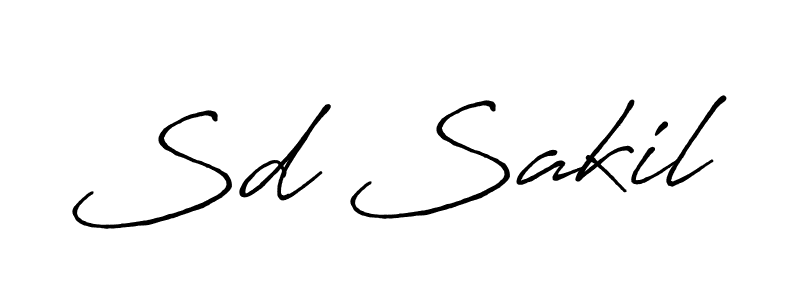 Also You can easily find your signature by using the search form. We will create Sd Sakil name handwritten signature images for you free of cost using Antro_Vectra_Bolder sign style. Sd Sakil signature style 7 images and pictures png