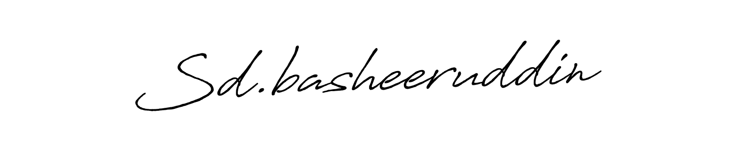 How to Draw Sd.basheeruddin signature style? Antro_Vectra_Bolder is a latest design signature styles for name Sd.basheeruddin. Sd.basheeruddin signature style 7 images and pictures png