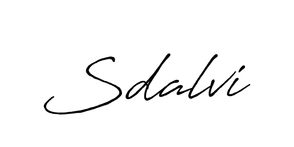 Make a beautiful signature design for name Sdalvi. Use this online signature maker to create a handwritten signature for free. Sdalvi signature style 7 images and pictures png