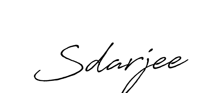 You should practise on your own different ways (Antro_Vectra_Bolder) to write your name (Sdarjee) in signature. don't let someone else do it for you. Sdarjee signature style 7 images and pictures png