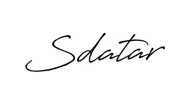 Also we have Sdatar name is the best signature style. Create professional handwritten signature collection using Antro_Vectra_Bolder autograph style. Sdatar signature style 7 images and pictures png