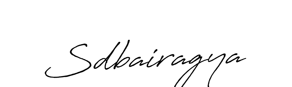 Also we have Sdbairagya name is the best signature style. Create professional handwritten signature collection using Antro_Vectra_Bolder autograph style. Sdbairagya signature style 7 images and pictures png