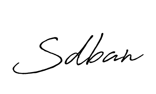 Antro_Vectra_Bolder is a professional signature style that is perfect for those who want to add a touch of class to their signature. It is also a great choice for those who want to make their signature more unique. Get Sdban name to fancy signature for free. Sdban signature style 7 images and pictures png