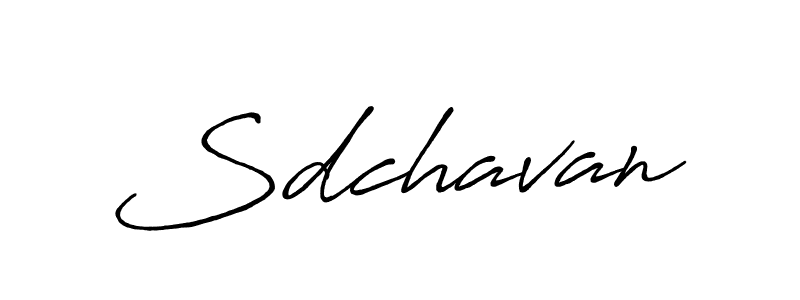 How to Draw Sdchavan signature style? Antro_Vectra_Bolder is a latest design signature styles for name Sdchavan. Sdchavan signature style 7 images and pictures png