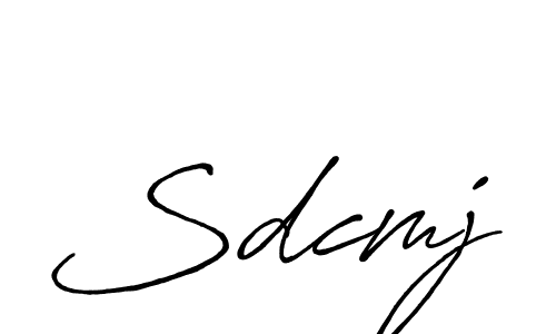 This is the best signature style for the Sdcmj name. Also you like these signature font (Antro_Vectra_Bolder). Mix name signature. Sdcmj signature style 7 images and pictures png