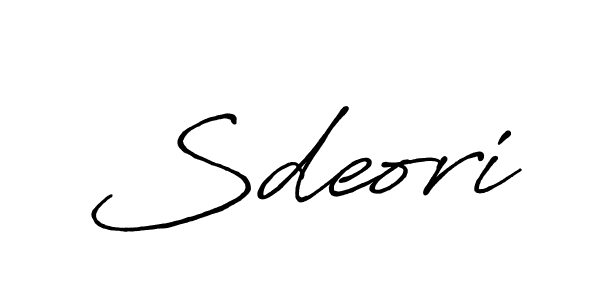 Sdeori stylish signature style. Best Handwritten Sign (Antro_Vectra_Bolder) for my name. Handwritten Signature Collection Ideas for my name Sdeori. Sdeori signature style 7 images and pictures png