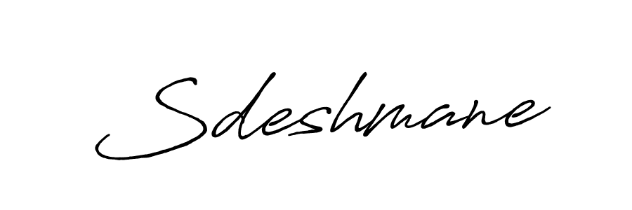 How to Draw Sdeshmane signature style? Antro_Vectra_Bolder is a latest design signature styles for name Sdeshmane. Sdeshmane signature style 7 images and pictures png